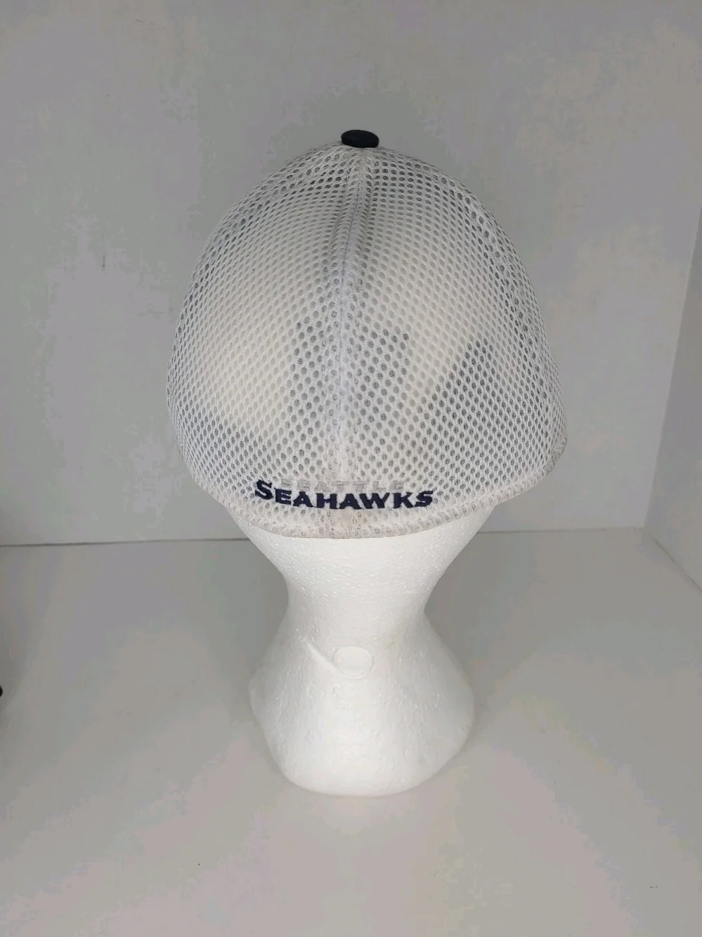 New Era Kids Seattle Seahawks Navy and White Logo Cap